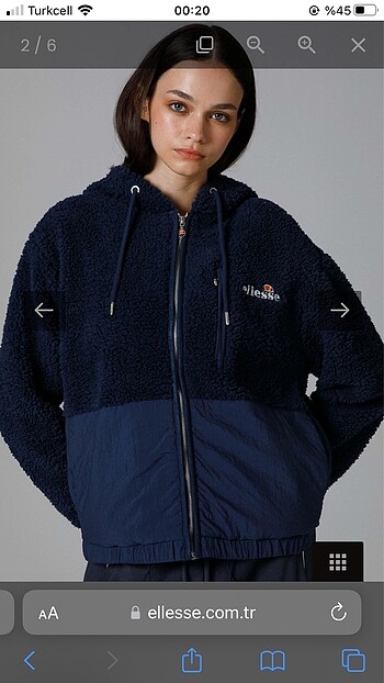 Ellesse kapüşonlu ceket