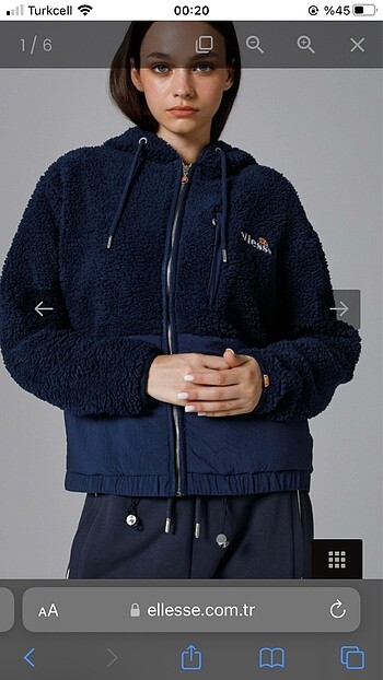 Zara Ellesse kapüşonlu ceket