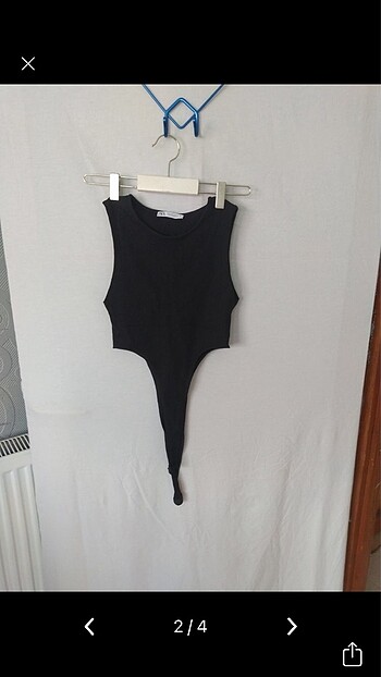 Zara Zara siyah çıtçıtlı bady