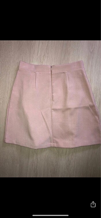 Zara Pudra Kaşe Mini Etek