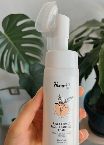 Homm Pirinç Özlü Yüz Temizleme Köpüğü - Görsel 2