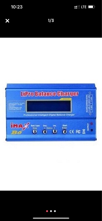 Dijital Imax B6 80W şarj dengeleyici