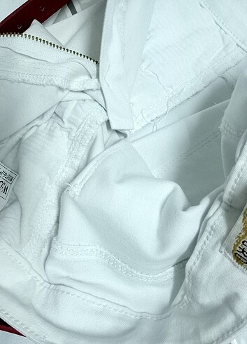 xl Beden beyaz Renk taşlı pantolon 