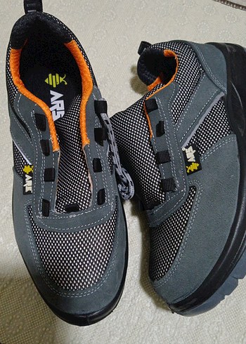 Gri Erkek bot Ayakkabı, Bağcıklı - Görsel 2