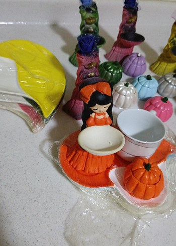 Kabak Temalı Renkli 6lı Sunumluk Seti - Görsel 4