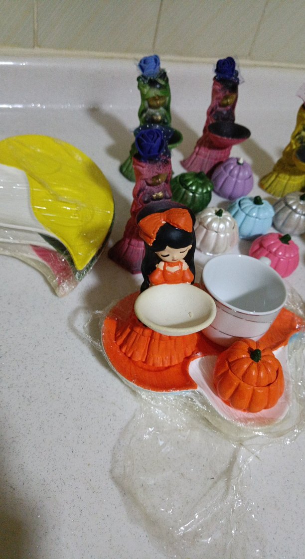 Kabak Temalı Renkli 6lı Sunumluk Seti - Görsel 4