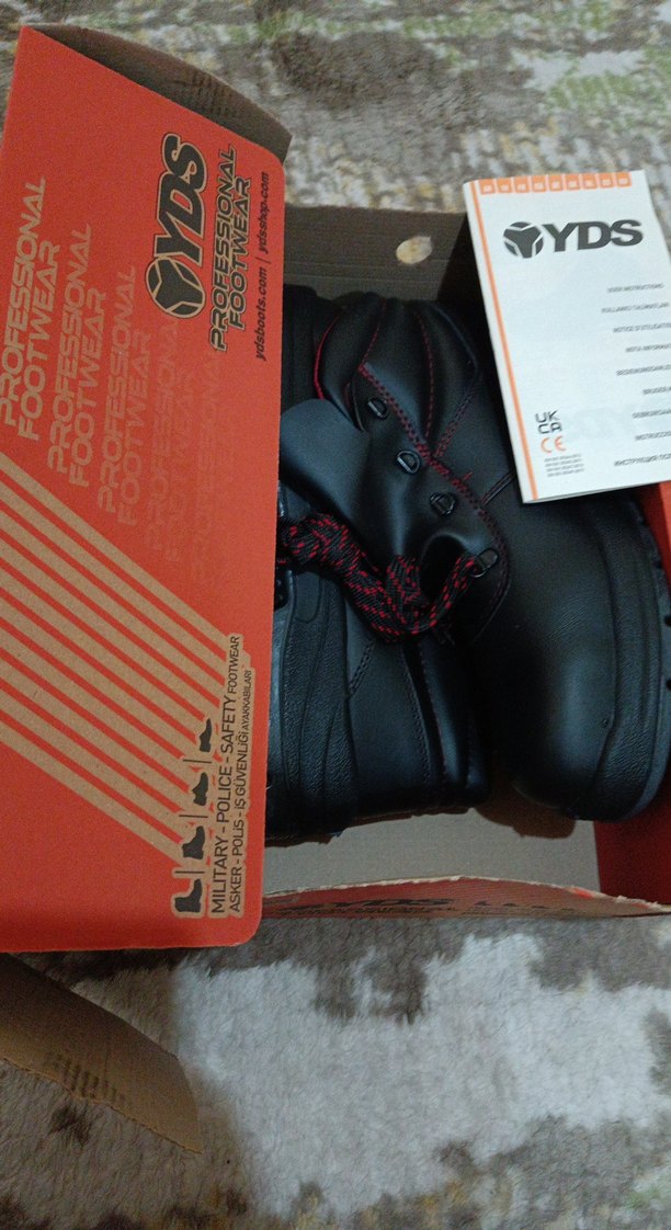 Siyah Erkek YDS Botları Velcro - Görsel 2