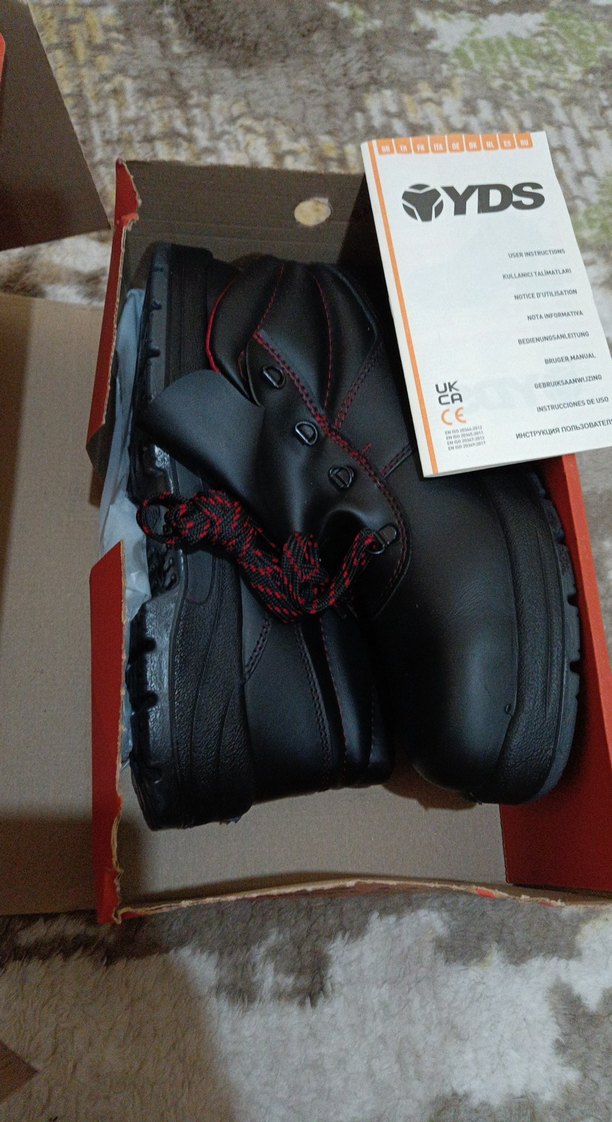 Siyah Erkek YDS Botları Velcro - Görsel 3