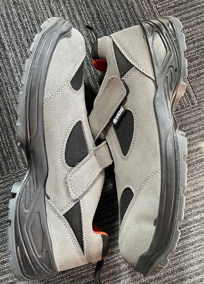 Gri Spor Ayakkabı Velcro Bantlı - Görsel 2