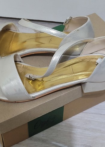 Klasik Beyaz Tokalı Topuklu cocuk Ayakkabı - Görsel 4