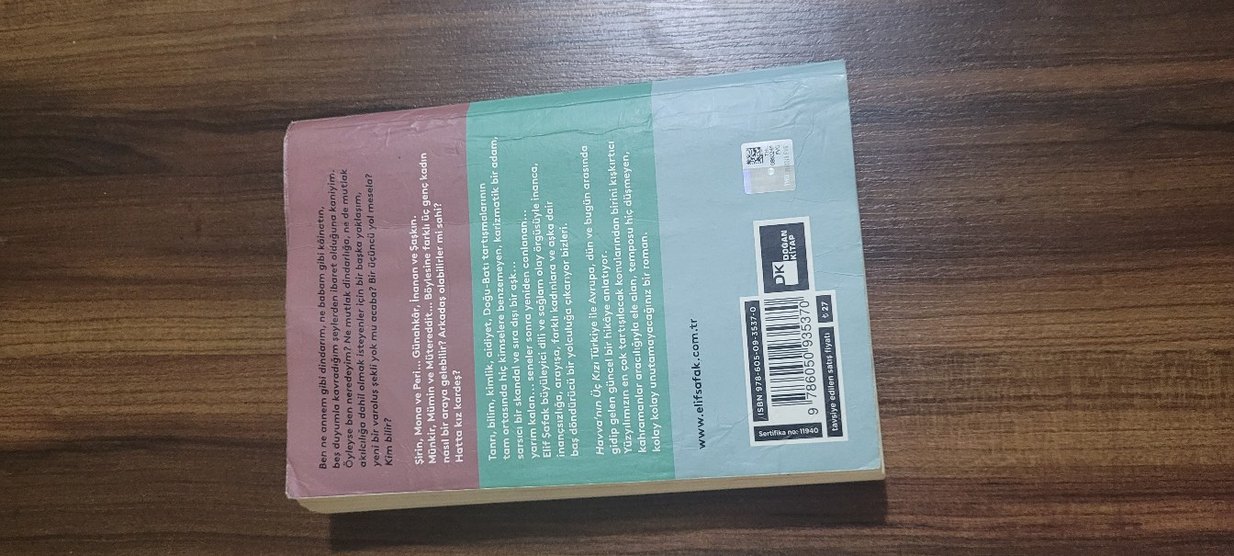 Havvahın Üç Kızı - Elif Şafak - Görsel 2