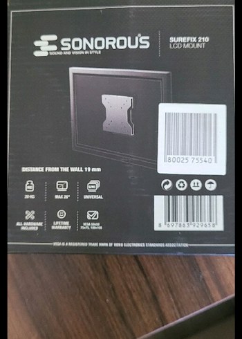 SONOROUS surwefix 210 /16-26 inch tv askisi - Görsel 3