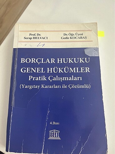 Borçlar Hukuku Genel Hükümler Serap Helvacı