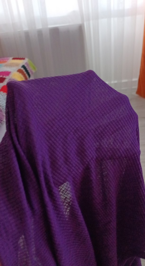 Mor Kısa Kollu  Bluzu - Görsel 3