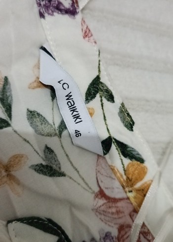 Çiçek Desenli, Uzun Kollu Salaş Kadın Bluz - Görsel 3