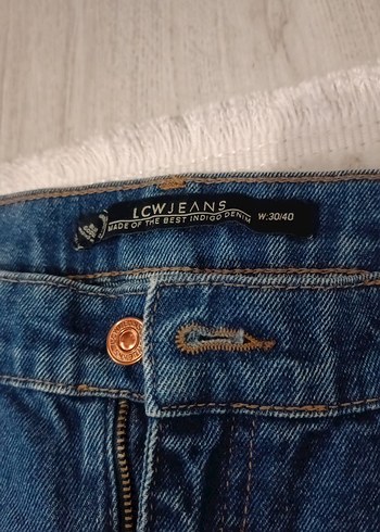 Kadın Mavi MomKesim Denim Pantolon - Görsel 2