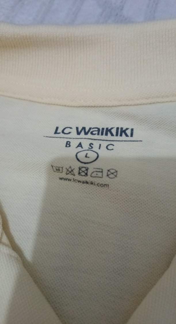 Erkek Sarı Kısa Kollu Polo Tişört - Görsel 2