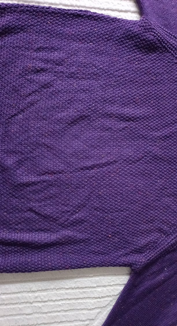 Mor Kadın Bisiklet Yaka Örgü Kazak - Görsel 3