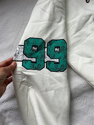 m Beden beyaz Renk Beyaz sweatshirt maker