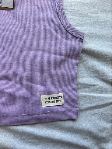 xs Beden Lila askılı crop X Small