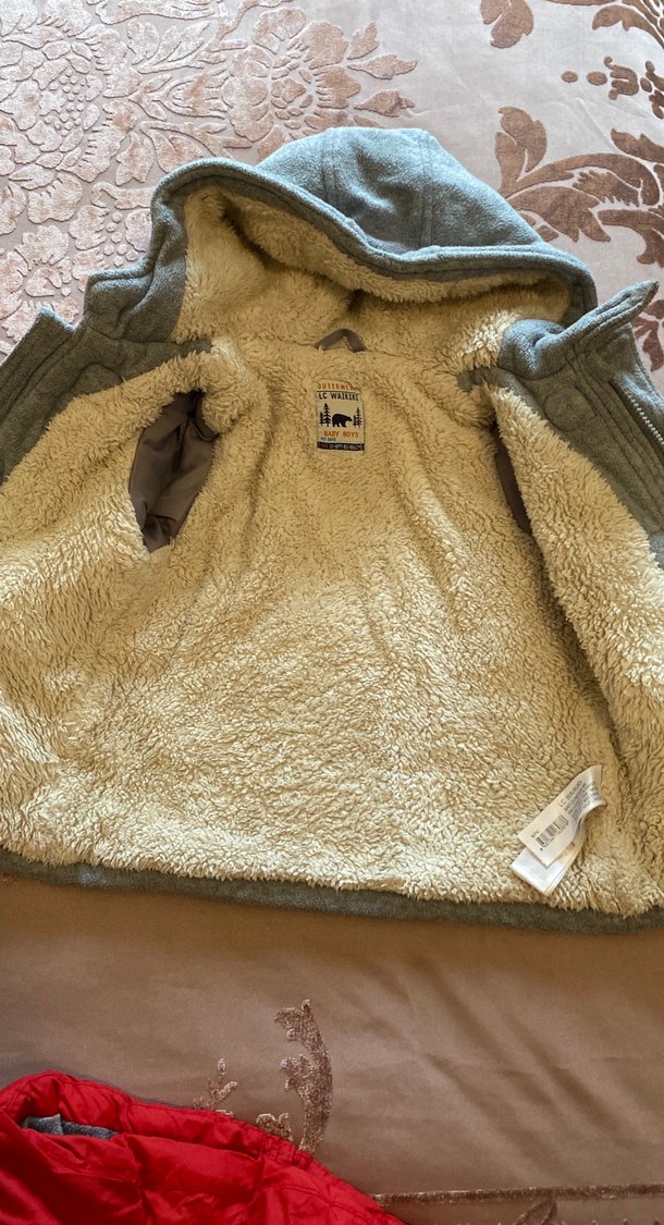 Düğmeli Gri Erkek Çocuk Kaban - Görsel 4