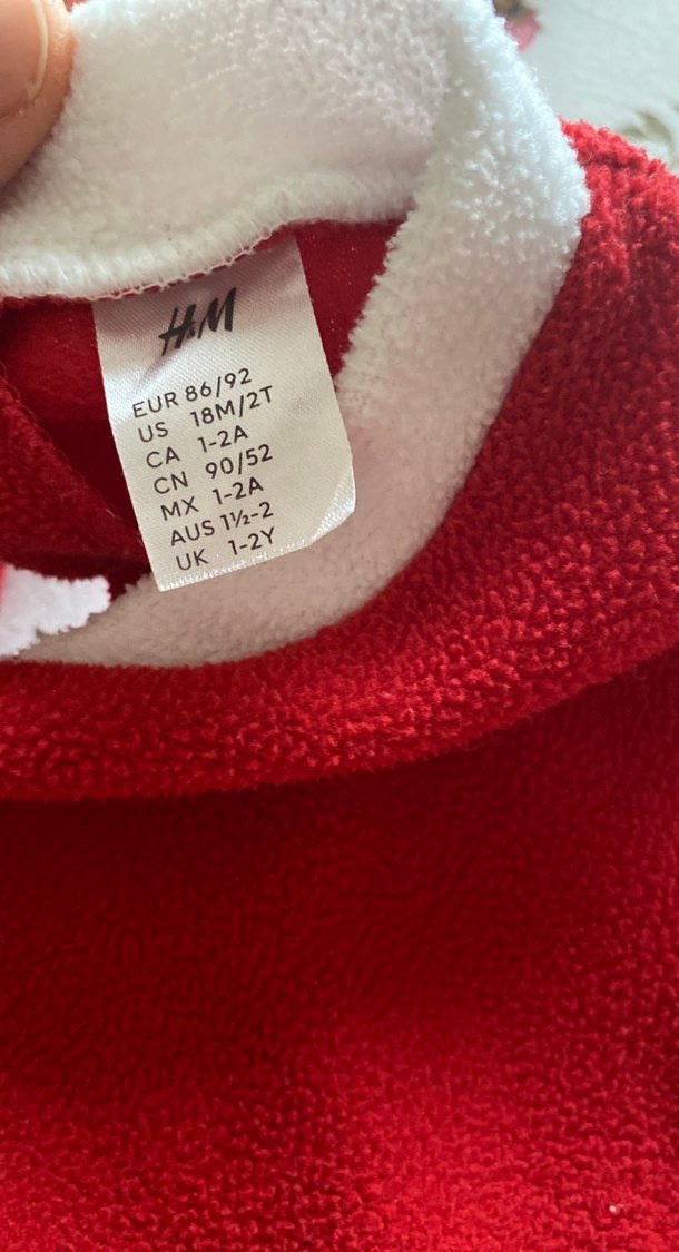 Kırmızı Çocuk Noel Kostümü - Görsel 2