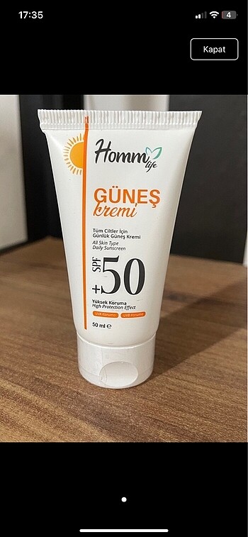 Güneş kremi