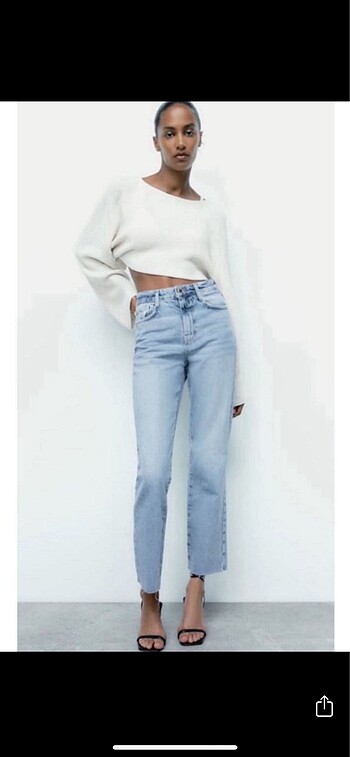 ZARA ORJINAL STRAIGHT FIT 34/XS Beden