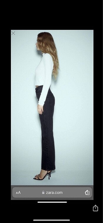 36 Beden ZARA Orjinal STRAIGHT FIT 36/S Beden
