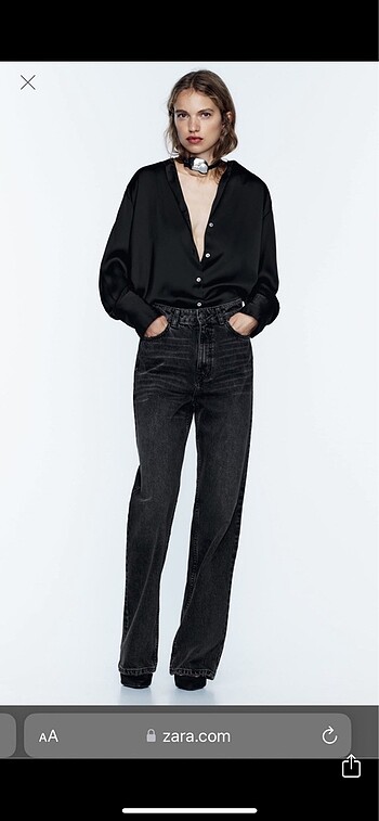 ZARA Orjinal STRAIGHT FIT 40/L beden