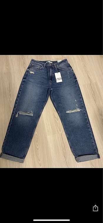 38 Beden ZARA Orjinal RELAXED RIGID 38/M Beden