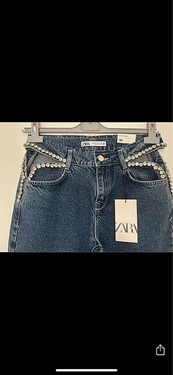 Zara ZARA Orjinal Taşlı STRAIGHTFit 36/S bedn