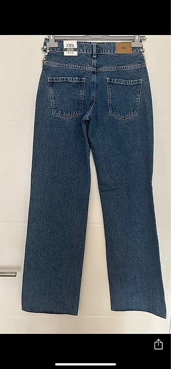 36 Beden ZARA Orjinal Taşlı STRAIGHTFit 36/S bedn