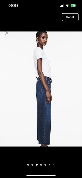 ZARA Orjinal STRAIGHT 34/XS Beden