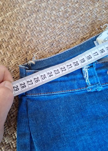 xs Beden Mavi Normal Boy Kadın Denim Pantolon