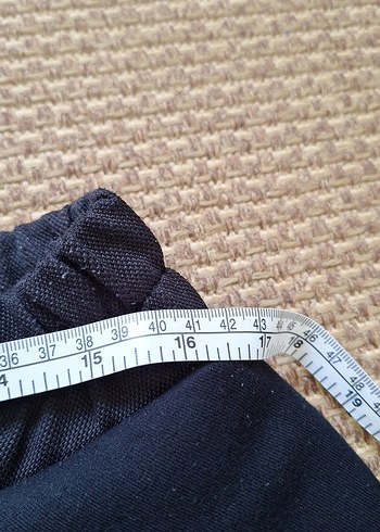 Kadın siyah Fermuarlı Rahat Kesim Pantolon - Görsel 5