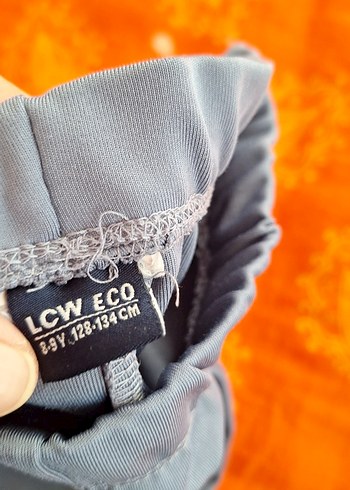 Gri Baskılı kiz  Çocuk kapri tayt - Görsel 3