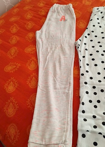 Kız Çocuk Beyaz Pamuklu Tayt - Görsel 3