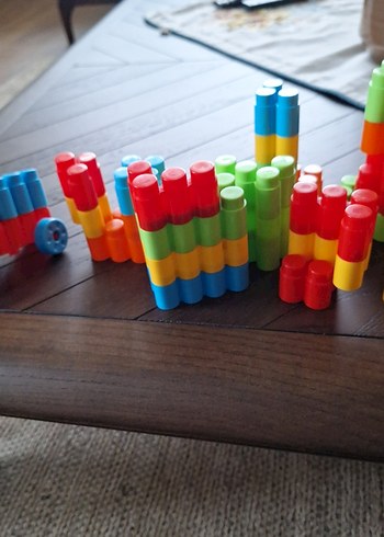 Renkli Lego Blok Seti 43 parca - Görsel 2