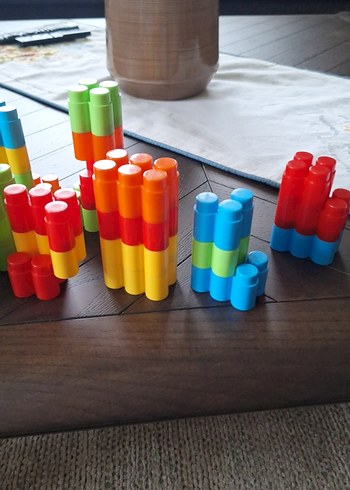 Renkli Lego Blok Seti 43 parca - Görsel 3