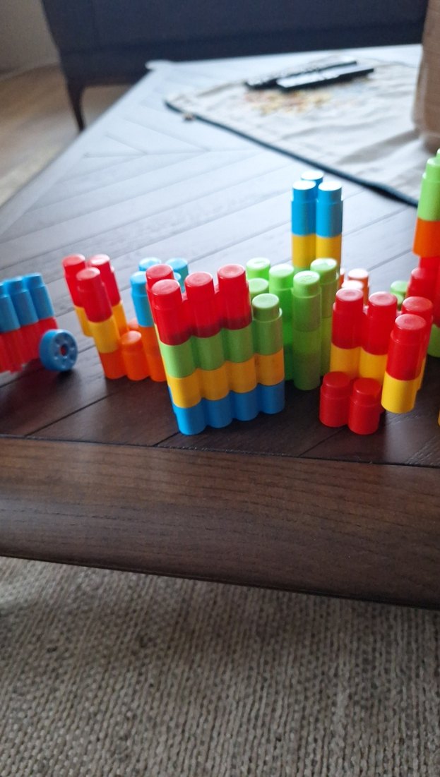 Renkli Lego Blok Seti 43 parca - Görsel 2