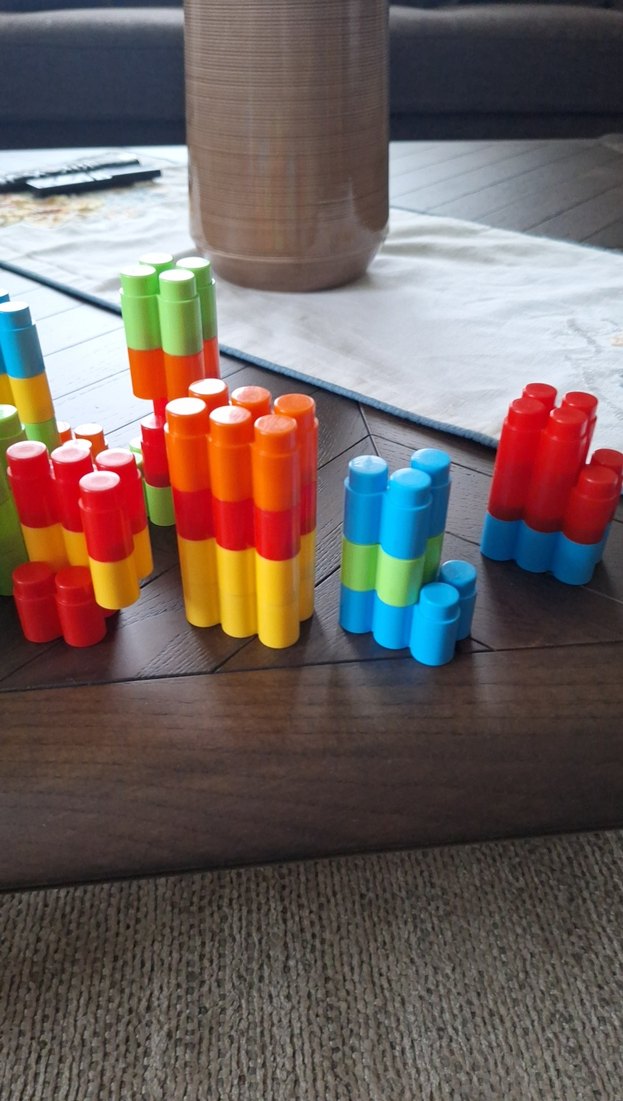 Renkli Lego Blok Seti 43 parca - Görsel 3