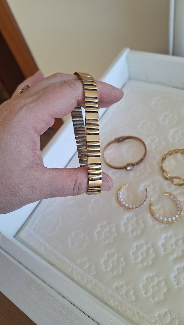 Altın Renkli Vintage Boncuklu Kadın Takı Seti - Görsel 2