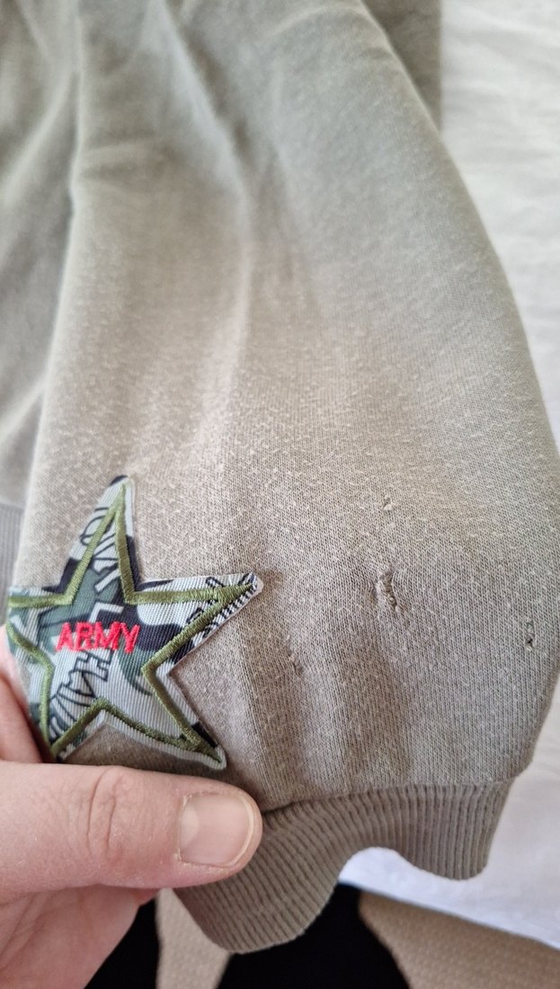 erkek Çocuk Kapüşonlu Fermuarlı Bej Sweatshirt - Görsel 2