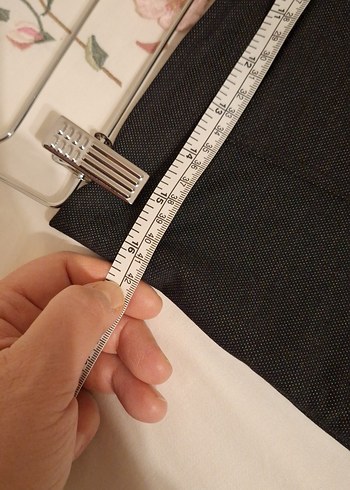 Drapeli Siyah Uzun Kadın Etek - Görsel 4