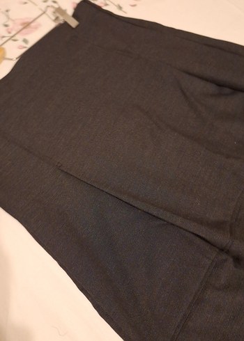 Drapeli Siyah Uzun Kadın Etek - Görsel 6