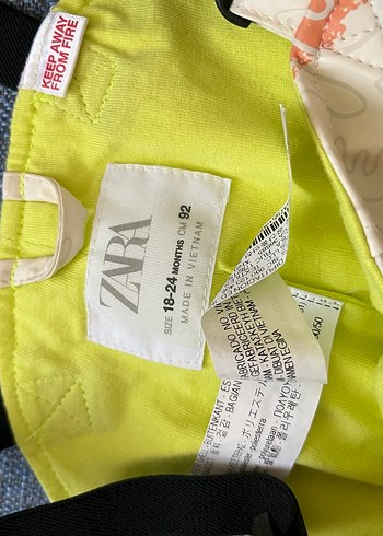 Zara kız çocuk yağmurluk - Görsel 9