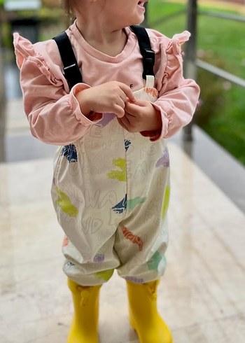 Zara kız çocuk yağmurluk - Görsel 5