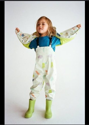 Zara kız çocuk yağmurluk - Görsel 3