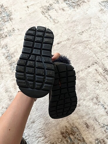 21 Beden lacivert Renk Kız bebek tüylü bot